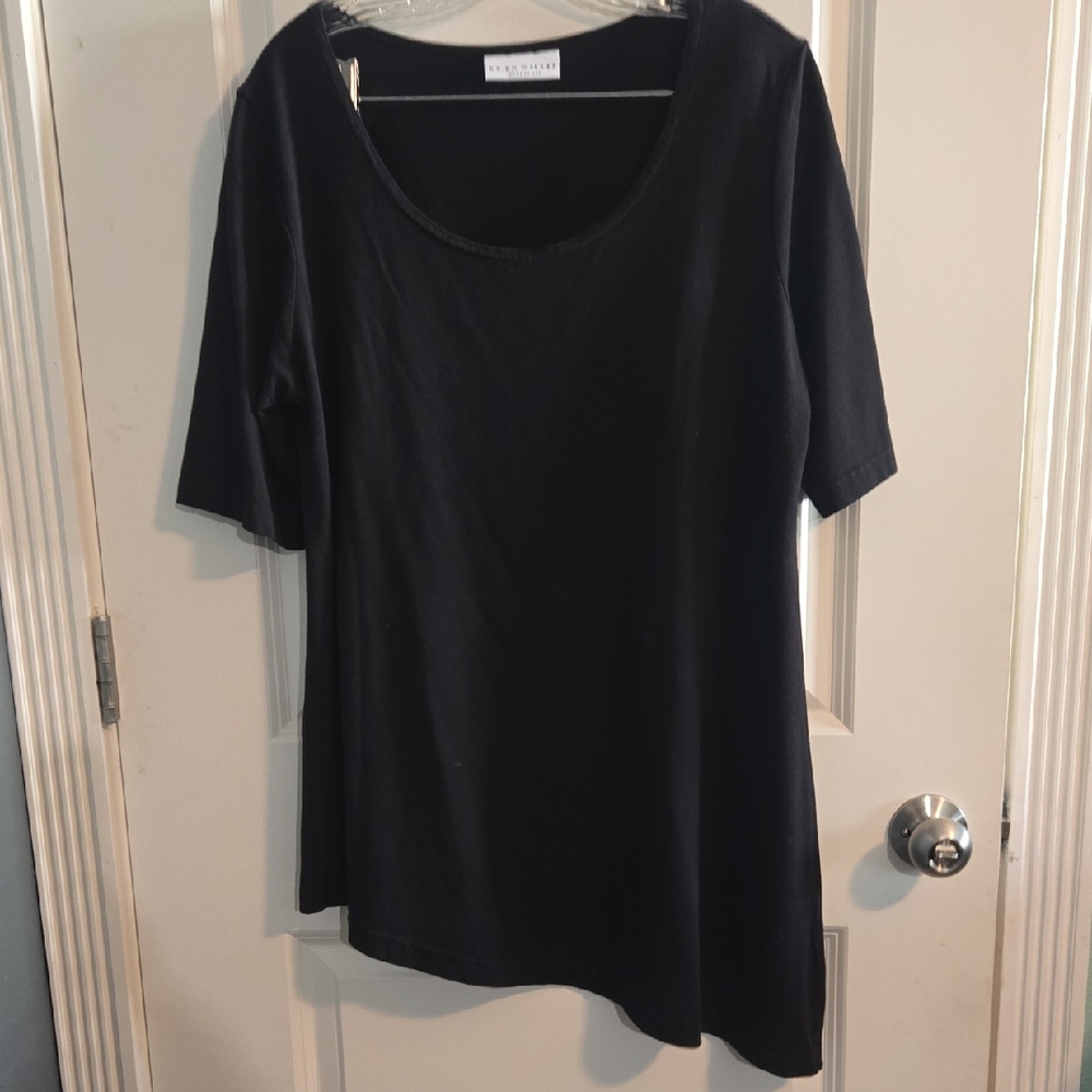 bryn Walker Black A Symeterical Women's Blouse